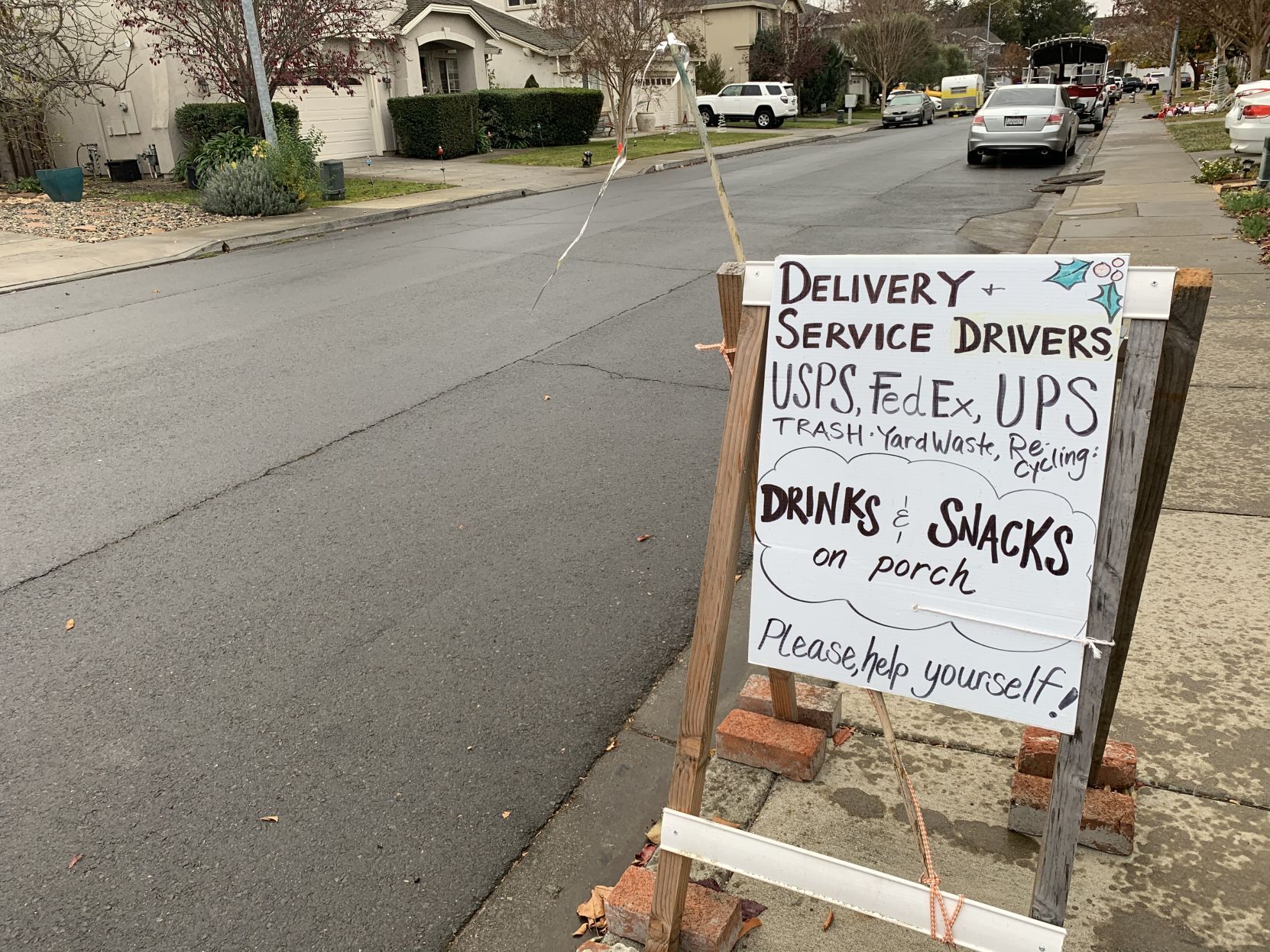 Free snack station